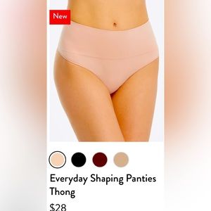 NWT - Spanx Everyday Shaping Thong